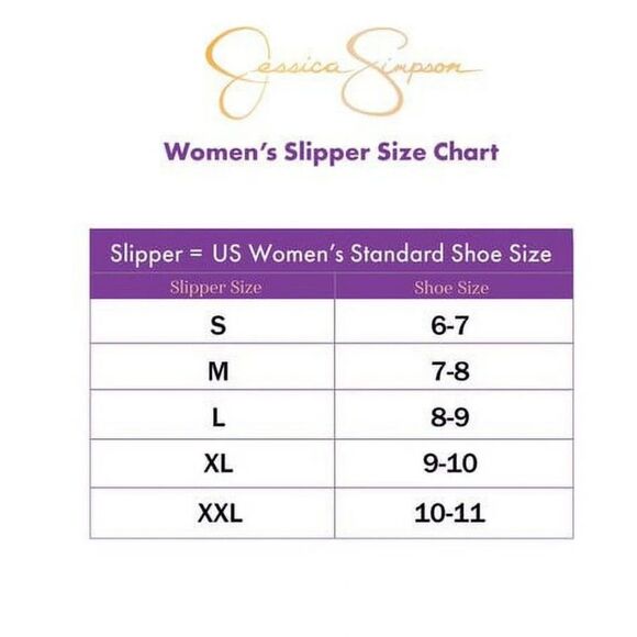 Jessica Simpson Women's Cross Band Soft Plush Memory Foam House Slipper Size 6/7 - Picture 3 of 13